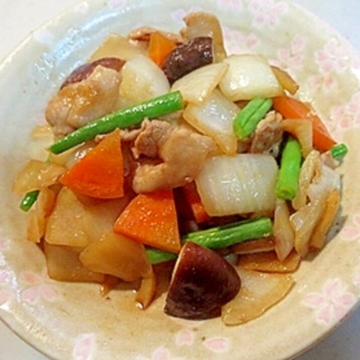 お弁当に！豚肉の野菜炒め